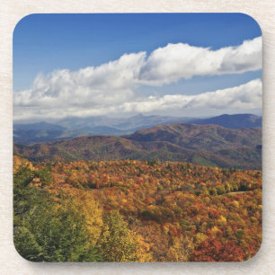 Herbstansicht der südlichen Appalachen-Berge Untersetzer