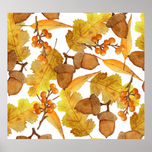Herbstanzeigen: Design des Aquarellfarben-Erntedan Poster