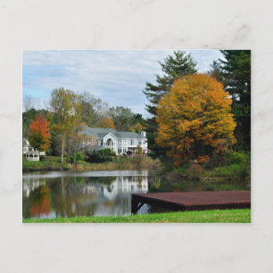 Herbstaufwärtstrend NY Postkarte