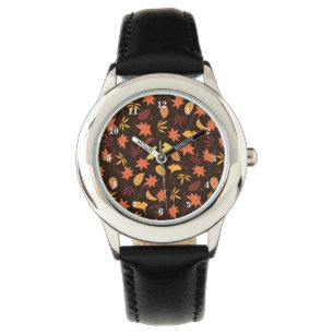 Herbstausgänge beobachten Herbst Armbanduhr