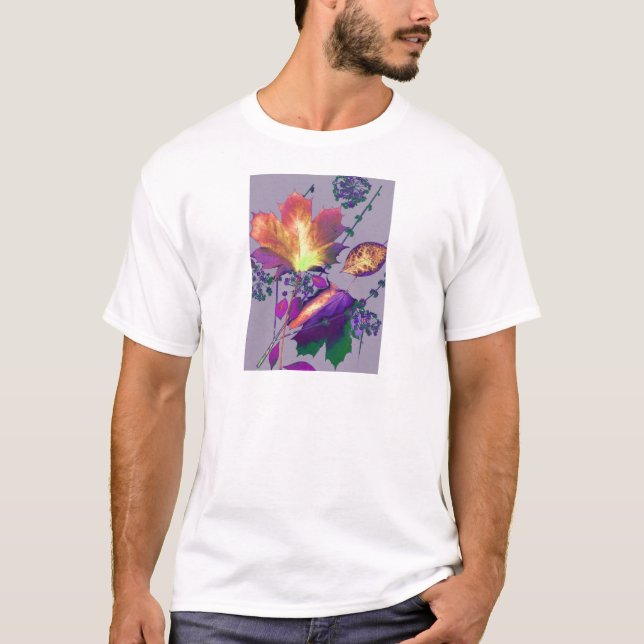 Herbstausgänge in Lilac T-Shirt (Vorderseite)