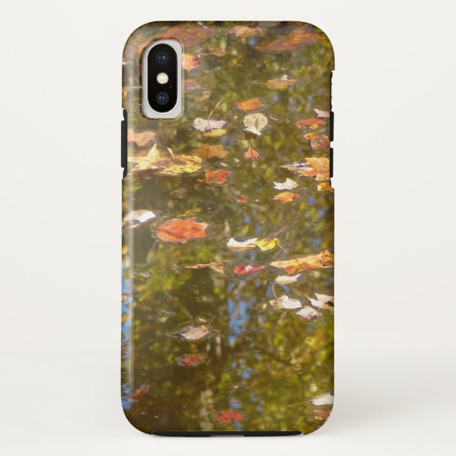 Herbstausstiege und Streams-Reflektion bei Greenbe Case-Mate iPhone Hülle (Rückseite)