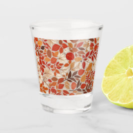 Herbstband Schnapsglas