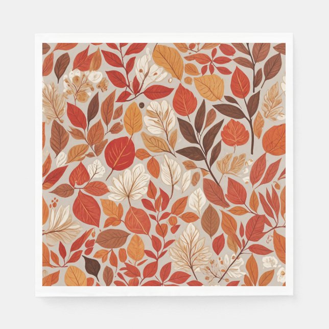 Herbstband Serviette (Vorderseite)