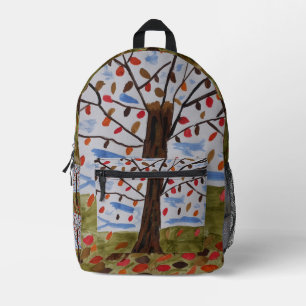 Herbstbaum Bedruckter Rucksack