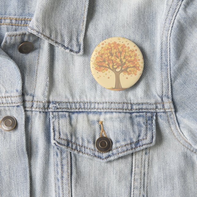 Herbstbaum Button (Beispiel)