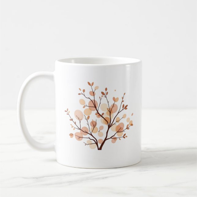 Herbstbaum-Tasse Flüstern Kaffeetasse (Links)