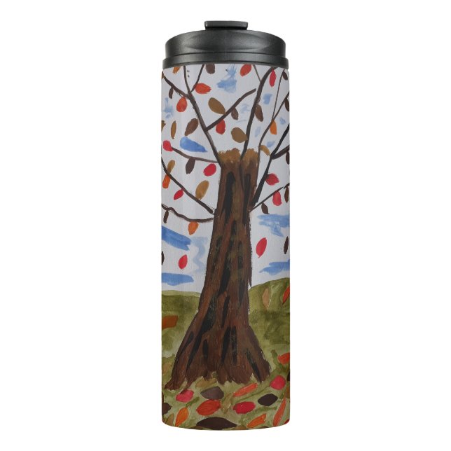 Herbstbaum Thermosbecher (Vorderseite)