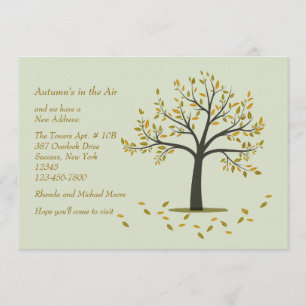 Herbstbaumbewegung Einladung