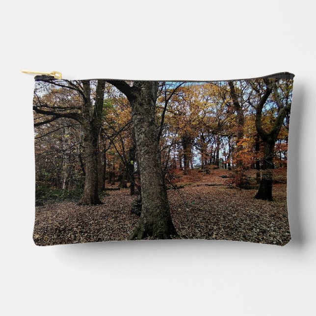 Herbstbäume , im Wald Zubehörtasche (Vorderseite)