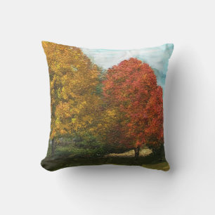 Herbstbäume Kissen
