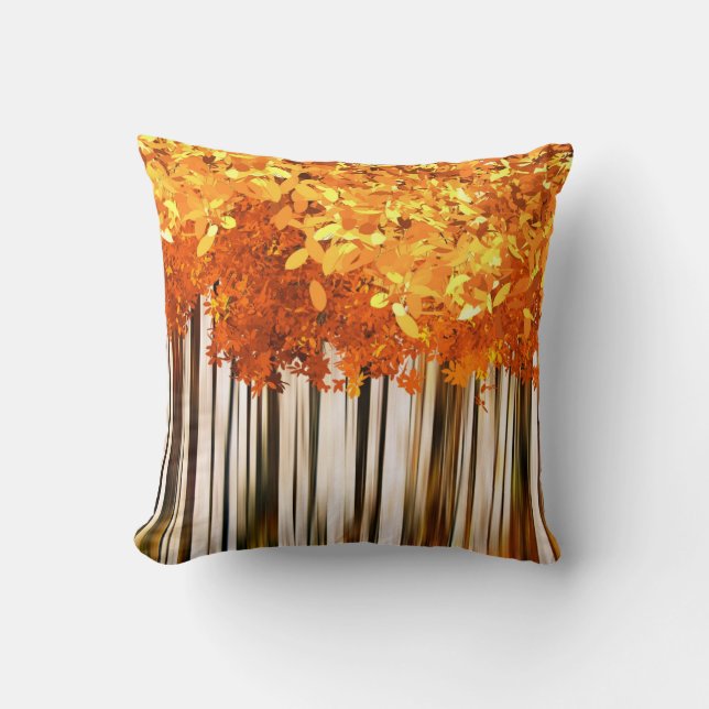 Herbstbäume Kissen (Vorderseite)
