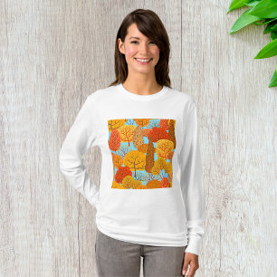 Herbstbäume Womens Long Sleeve T-Shirt