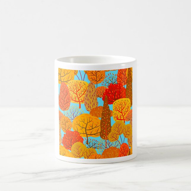 Herbstbaummuster Fallfolien Kaffeetasse (Von Creator hochgeladen)