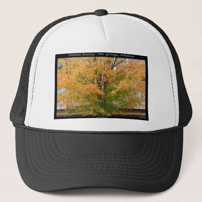 Herbstbeauty Hot Springs, Arkansas Apparel Geschen Truckerkappe (Vorderseite)
