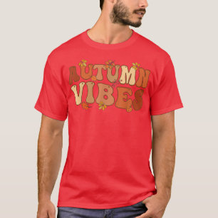 Herbstbeben Fallende Blätter Pumpkin Gewürzernte T-Shirt