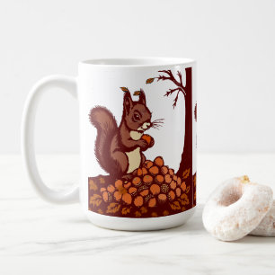 Herbstbecher Eichhörnchen Cosy und Saisoneernte Kaffeetasse