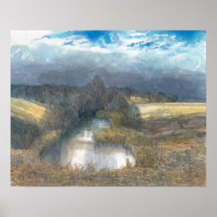 Herbstbecken Poster
