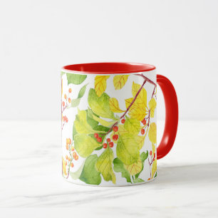 Herbstbeeren auf einer Combo-Tasse Tasse