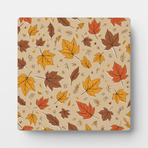 Herbstbelag Fotoplatte