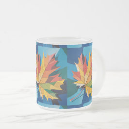 Herbstbelästigung Mattierte Tasse