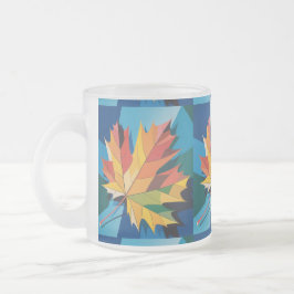 Herbstbelästigung Mattierte Tasse