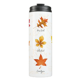Herbstbelästigung mit thermischer Tumbler Thermosbecher