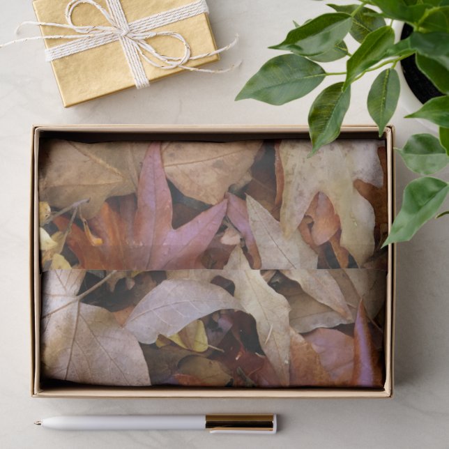 Herbstblatt Seidenpapier (Geschenk)