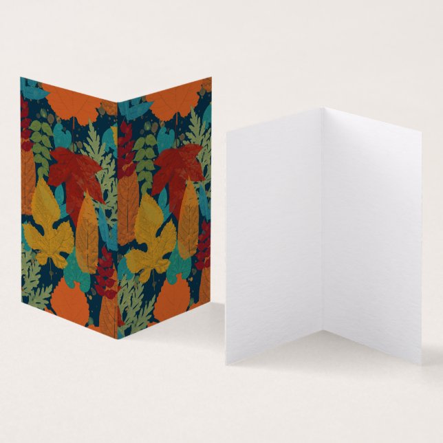 Herbstblätter (Innenseite und Außenseite)