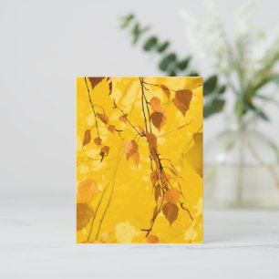 Herbstblätter 3 feiertagspostkarte