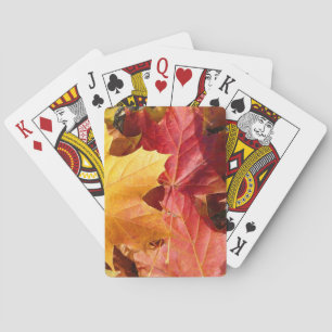 Herbstblätter - Atemberaubend! Spielkarten