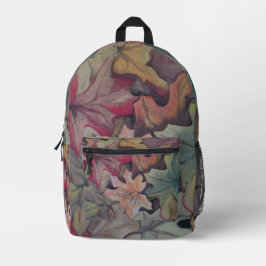 Herbstblätter Bedruckter Rucksack