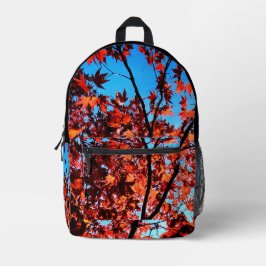 Herbstblätter Bedruckter Rucksack