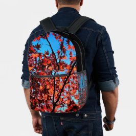 Herbstblätter Bedruckter Rucksack
