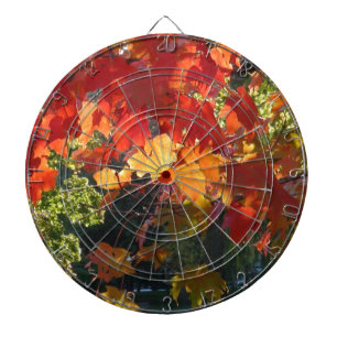 Herbstblätter Dartscheibe