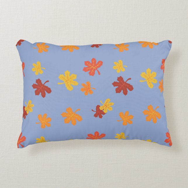 Herbstblätter Dekokissen (Vorderseite)