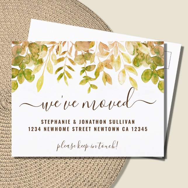 Herbstblätter, die wir verschoben Ankündigung Post (Von Creator hochgeladen)