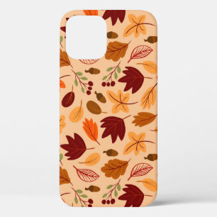 Herbstblätter, einfache kindliche nahtlose Muster. Case-Mate iPhone Hülle