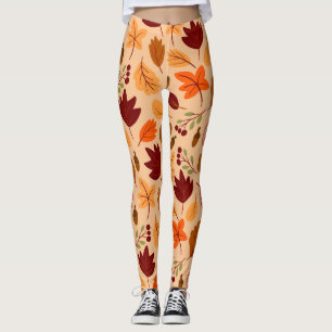 Herbstblätter, einfache kindliche nahtlose Muster. Leggings