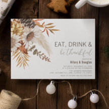 HerbstBlätter & Erntedank Einladung