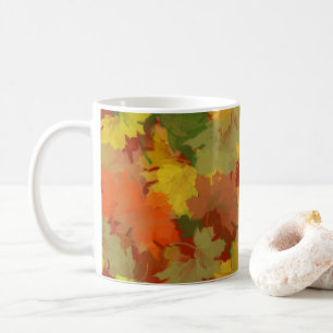 Herbstblätter Erntedankfest Kaffeetasse