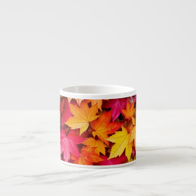 Herbstblätter  espressotasse (Vorderseite)