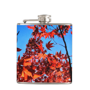 Herbstblätter Flachmann