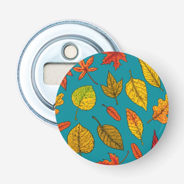 Herbstblätter Flaschenöffner (Vorderseite)