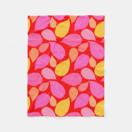 Herbstblätter. Fleecedecke