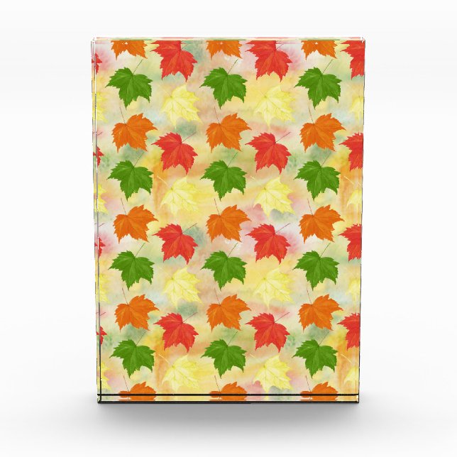 Herbstblätter Fotoblock (Vorderseite)