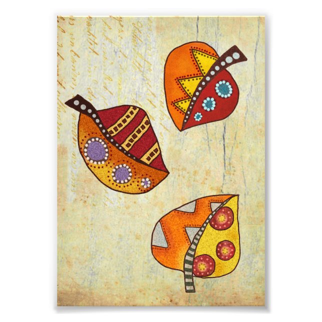 Herbstblätter Fotodruck (Vorne)