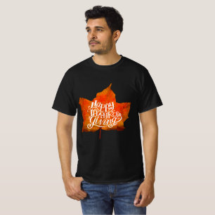 HERBSTBLÄTTER FROHEN ERNTEDANKFESTTAG T-Shirt