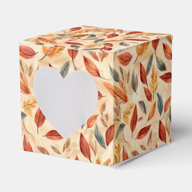 Herbstblätter Gefallen Geschenkbox Geschenkschachtel (Vorderseite)