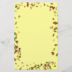 Herbstblätter, Gelb Briefpapier